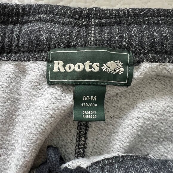 Roots Men's Classic Fit Organic Original Black Pepper Sweatpant Size Medium - Picture 5 of 10